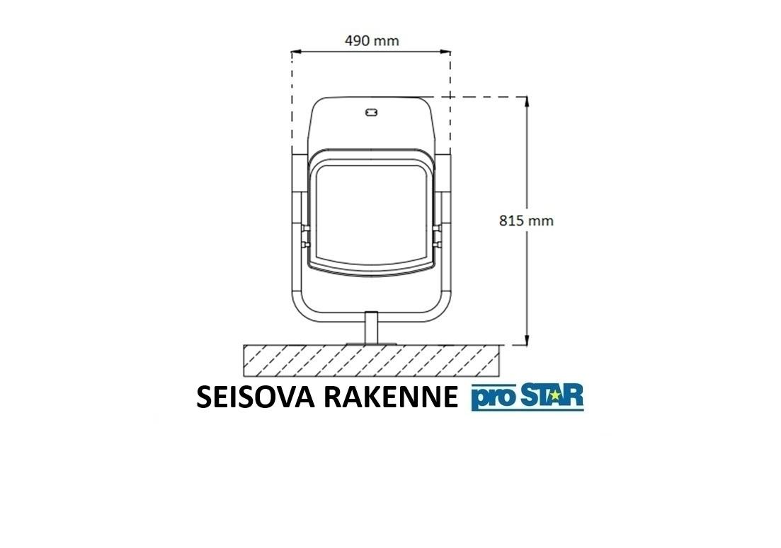 Taitettavat stadionin istuimet Olimp yksittäinen riippuva rakenne